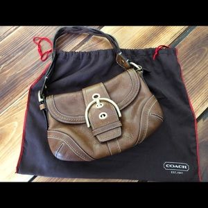 Tan Coach Purse